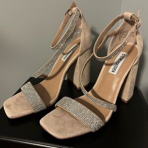 Steve Madden Tan Block Heel Sandals